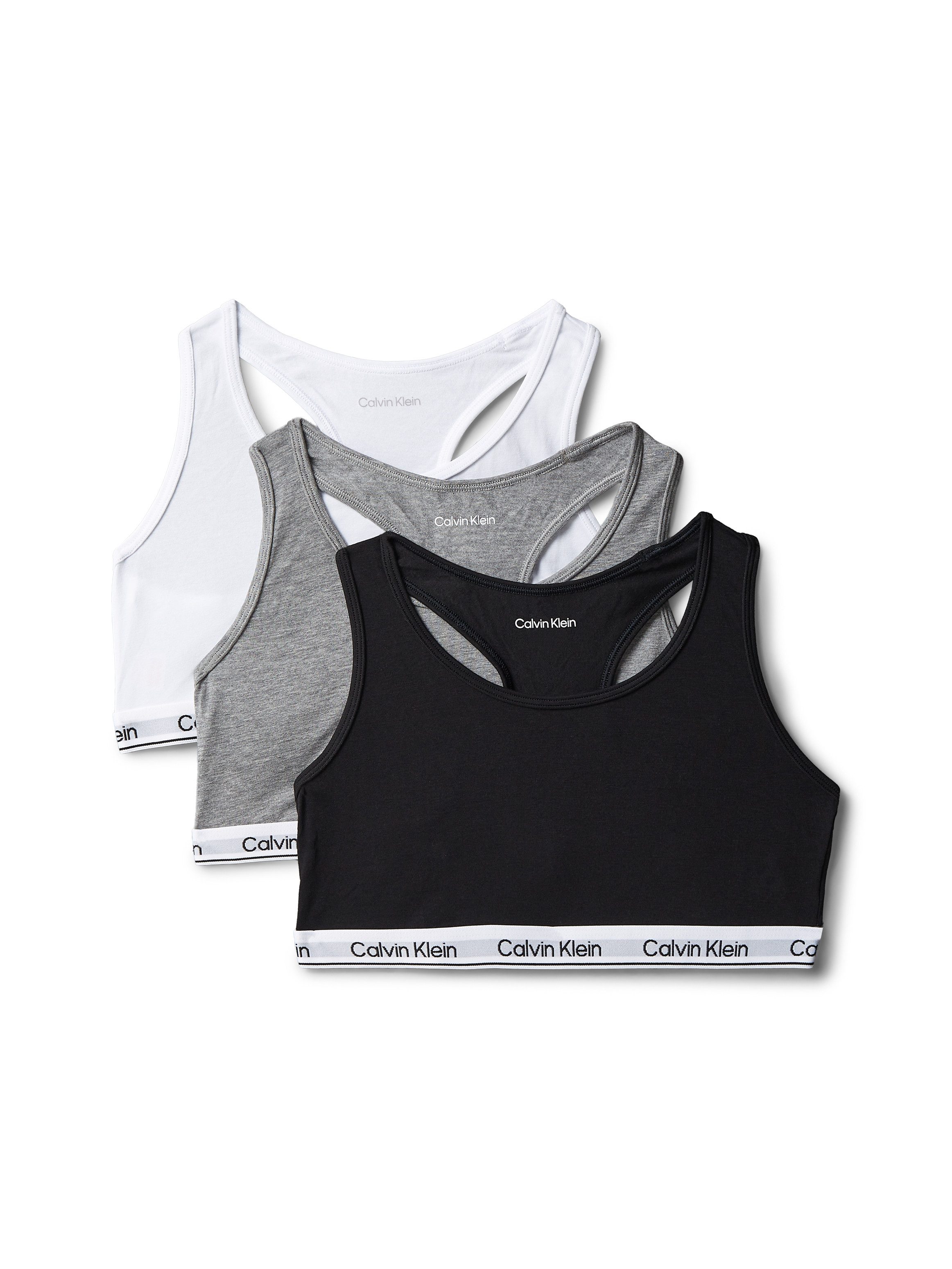 Calvin Klein Underwear Bralette 3PK BRALETTE (Packung, 3-tlg., 3er-Pack) mit Logobund