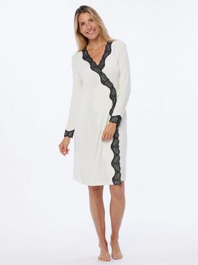 Pure Shape Morgenmantel Kimono elastisch, elastisch, mit Spitzendetails