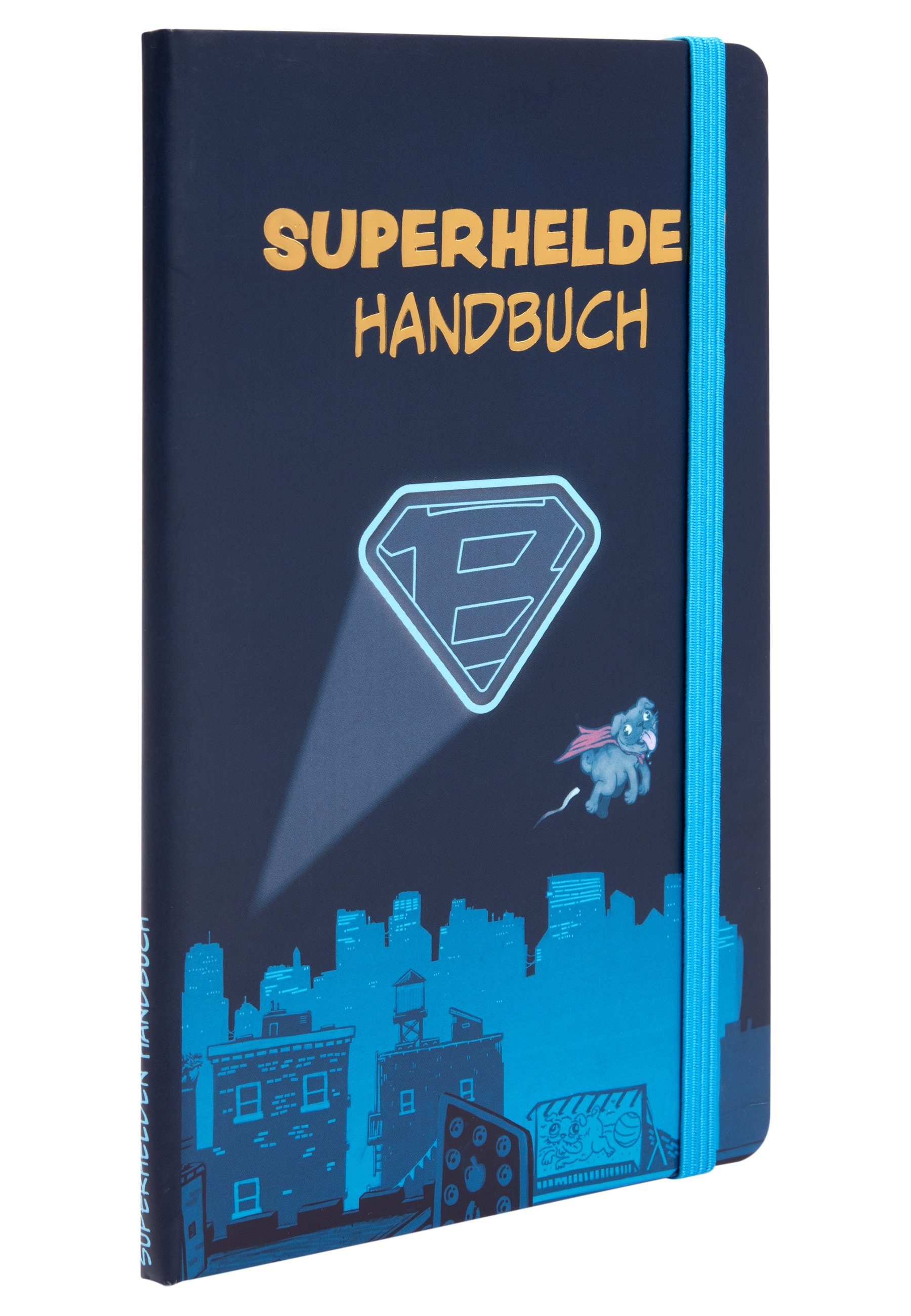 United Labels® Notizbuch Bastian Bielendorfer Notizbuch - Superhelden Handbuch Hardcover | Notizbücher