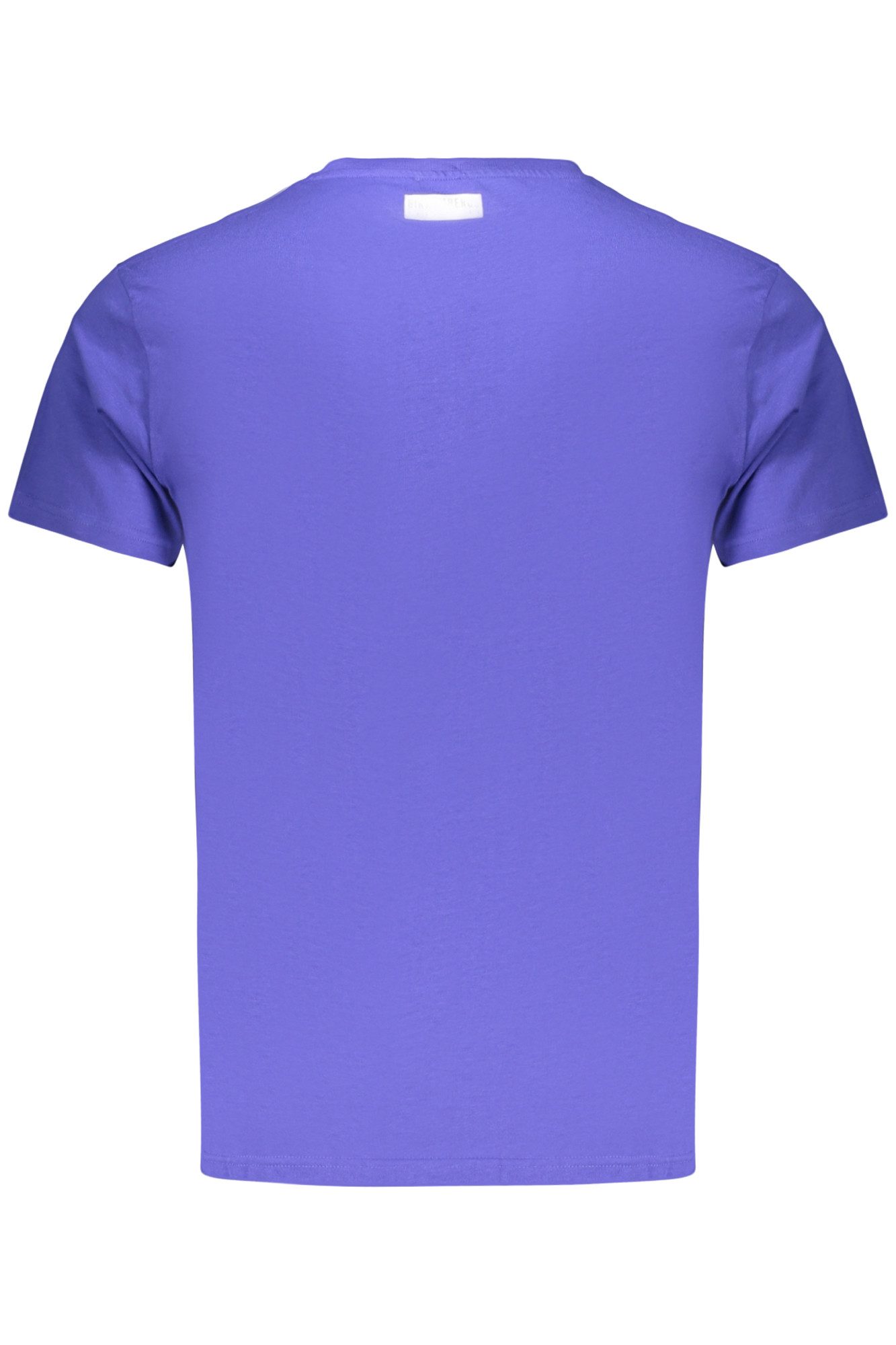 Bikkembergs T-Shirt Herren Kurzarm T-Shirt Blau mit Logo und