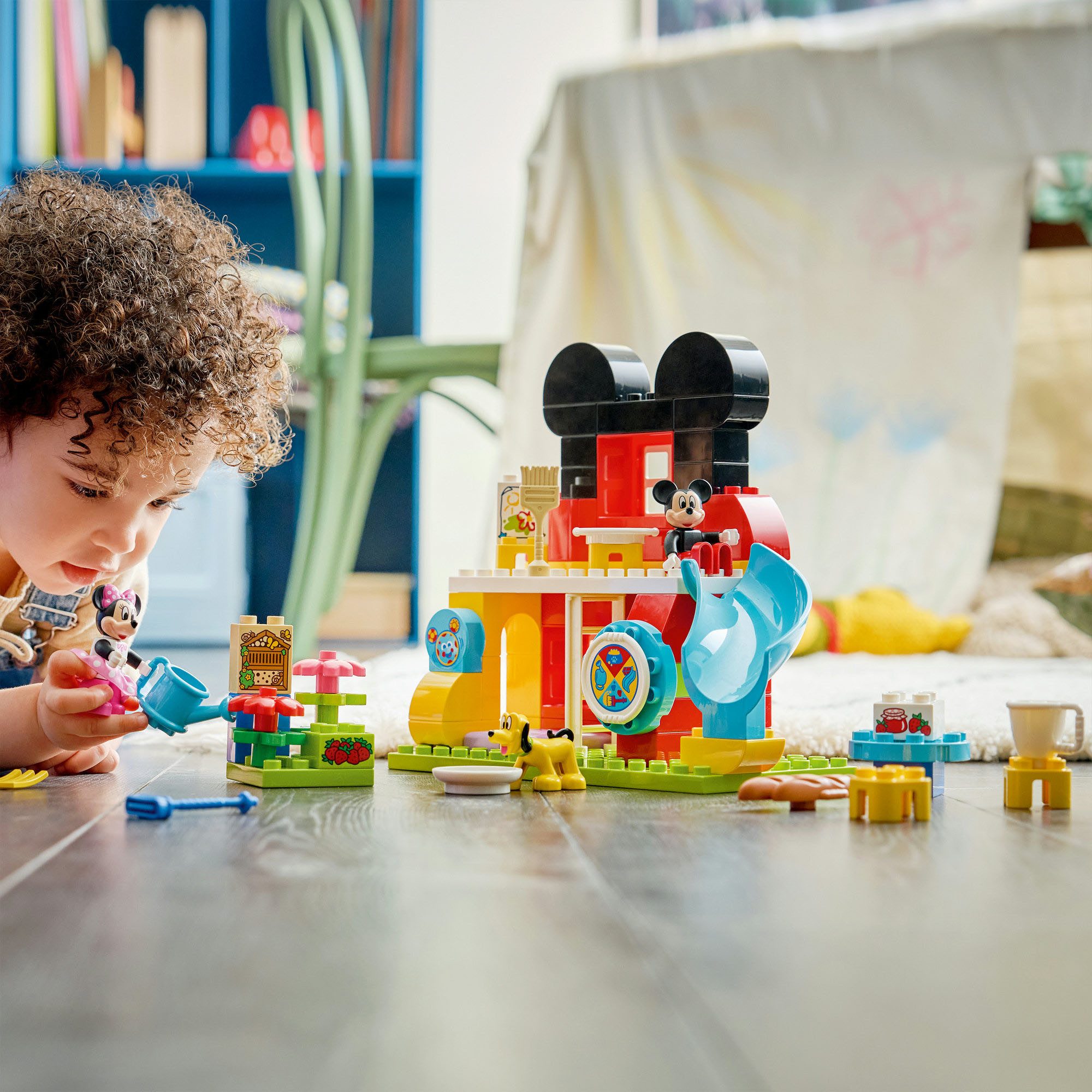 LEGO® Micky Maus Wunderhaus mit Minnie und Pluto (10465), LEGO DUPLO Disney™ Konstruktionsspielsteine, (87 St)