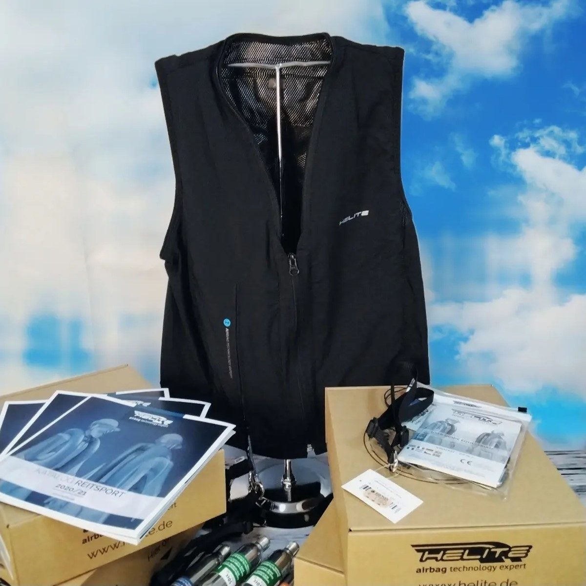 EPONA Schutzweste Helite Airbag Weste Zip'In 2.0 (1-tlg)