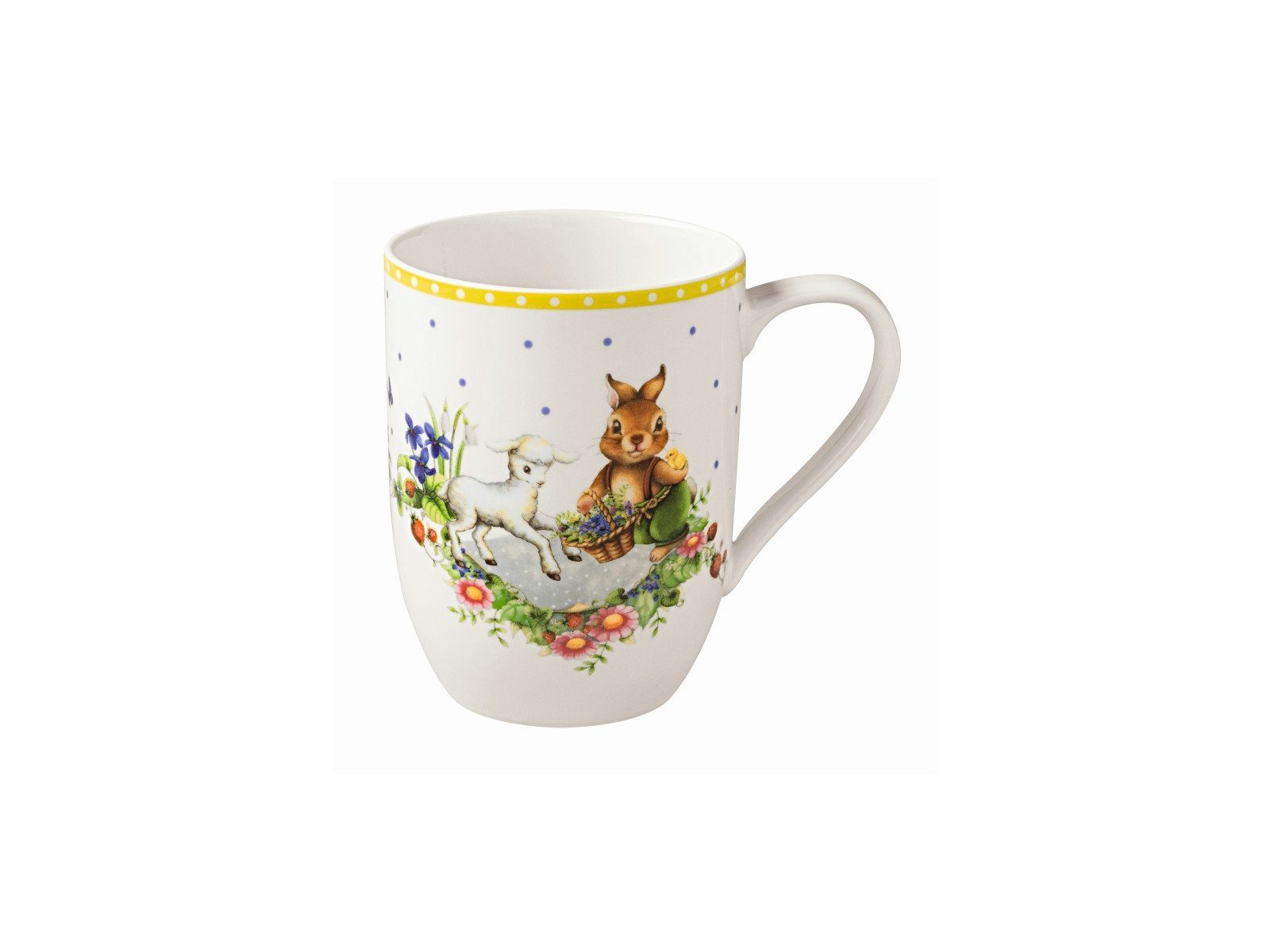 Villeroy & Boch Becher Spring Awakening Becher mit Henkel Opa Hans & Paul, Premium Porcelain