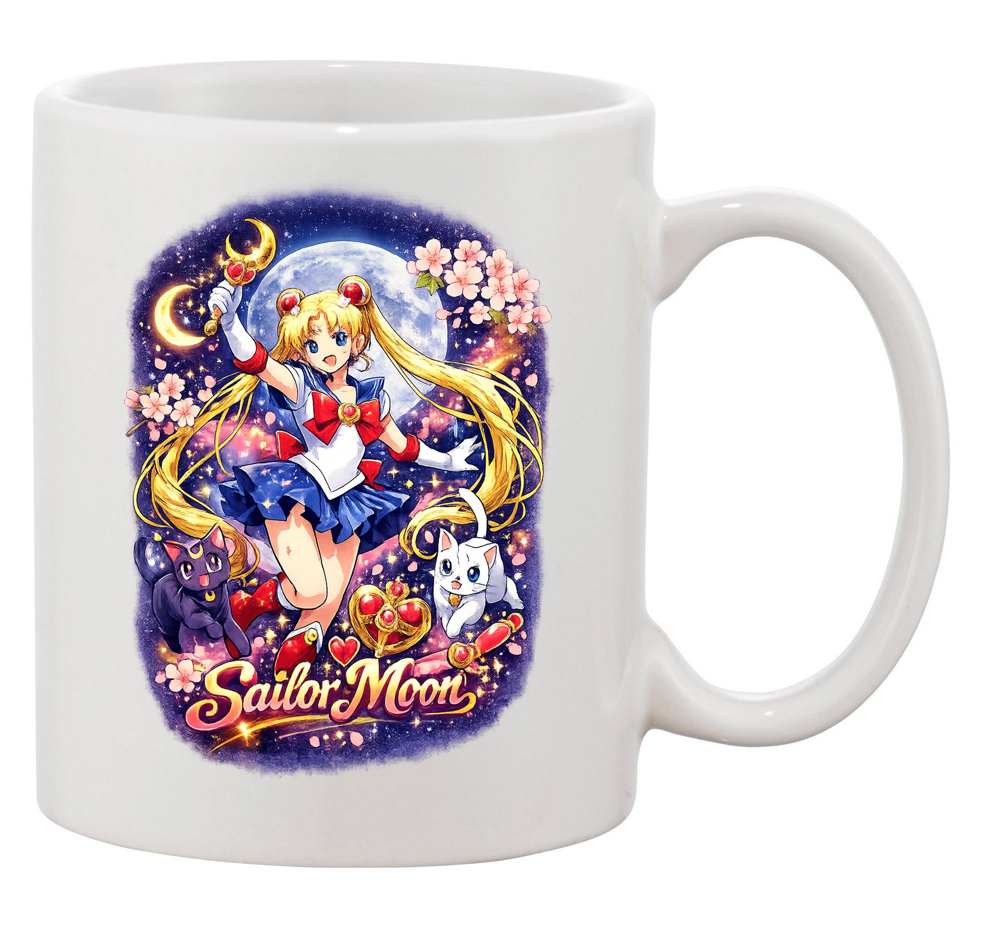 Blondie Tasse Sailor Moon Anime Manga Süß Cozy Magische Heldin Tasse Design Motiv, 1-tlg., keramik, SailorMoonKI Magische Anime Tasse