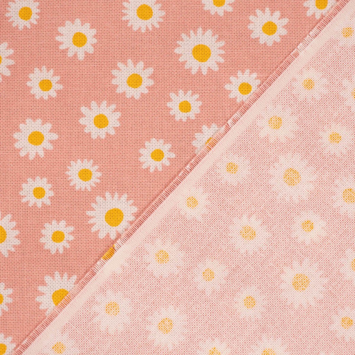 LEBEN. handmade Blüten Tischläufer SCHÖNER rosa Tischläufer weiß, LEBEN. Gänseblümchen SCHÖNER