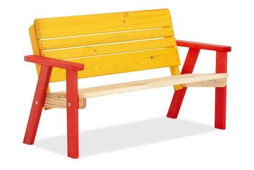 Konsimo Garten-Essgruppe PECARI Garten-Set für Kinder, hergestellt in der EU, (2x Sessel, 1x Tisch, 1x Sofa, 4-tlg), Kiefer-Massivholz, Europäisches FSC-Zertifikat, handgefertigt