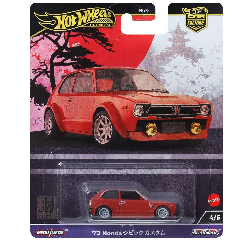 Hot Wheels Spielzeug-Rennwagen Honda Civic 1973 HRV85 Hot Wheels Car Cultur günstig online kaufen