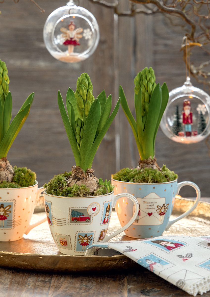 Greengate Weihnachtsbaumkugel Cindarella Xmas Weihnachtskugel white 8cm