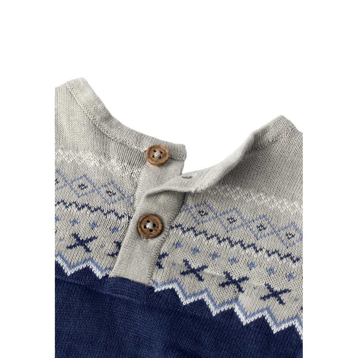 Rock a Bye Baby Boutique Long-Sleeve Shirt & Trousers, Norwegian Pattern, Unisex Children's (2-Piece Set) Sweater, Trousers, Crawling Trousers, Sweater Shirt