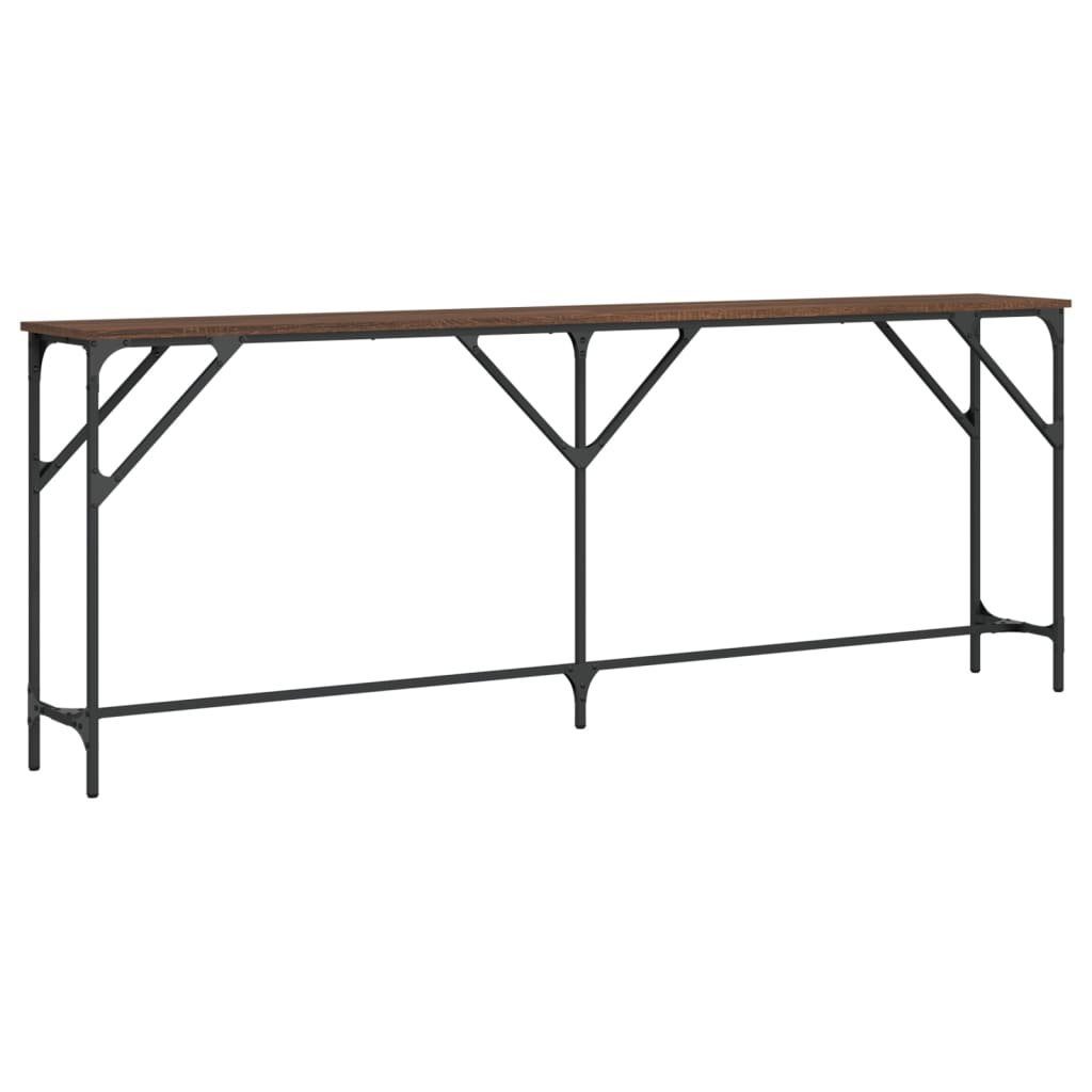 vidaXL Beistelltisch Konsolentisch Braun Eichen-Optik 200x29x75 günstig online kaufen