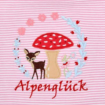 BONDI T-Shirt Mädchen T-Shirt 'Alpenglück' mit Reh und Pilz 8661