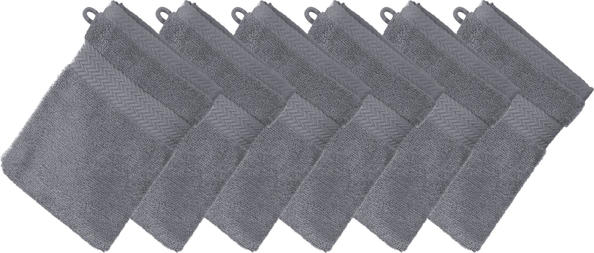 Waschhandschuh Waschhandschuh "Friedrichshafen" 6er-Pack