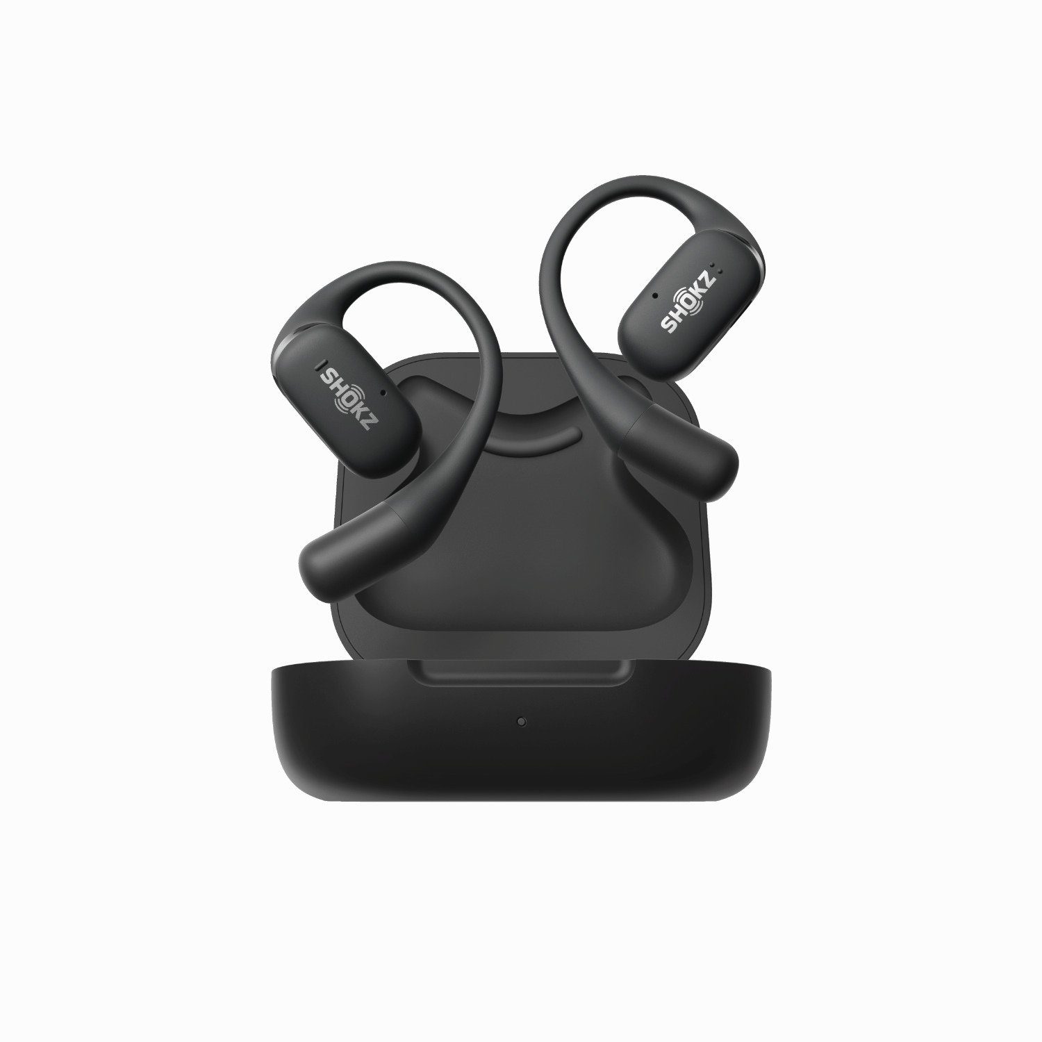 Shokz OpenFit In-Ear-Kopfhörer Bluetooth) A2DP Schwarz (Rauschunterdrückung