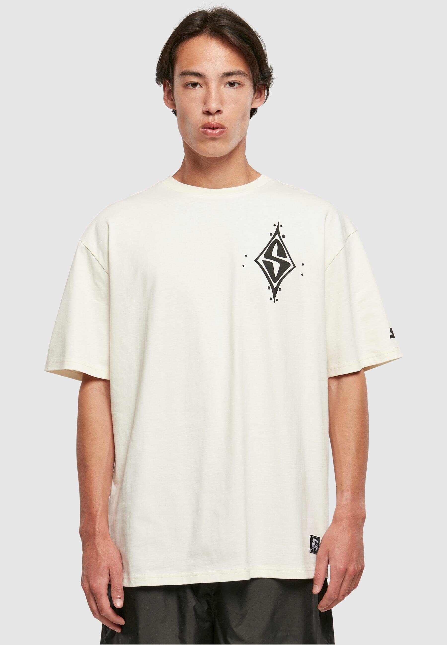 S Starter palewhite Label T-Shirt Peak Tee Black Starter Herren Oversize (1-tlg)