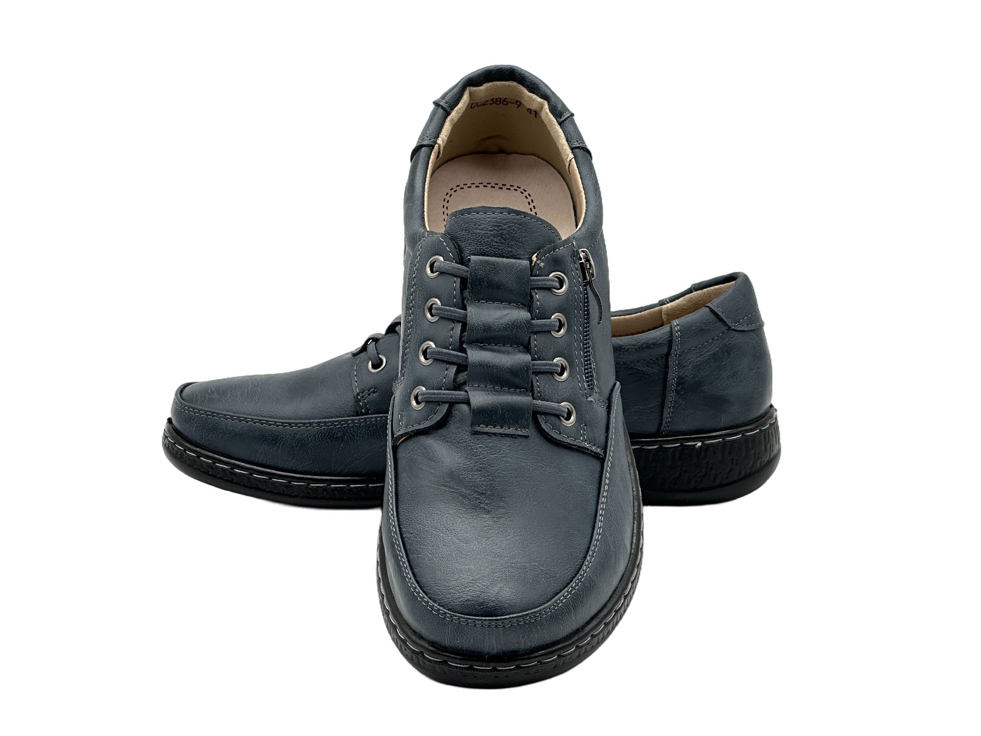 Nowaland Bequeme Slip-on Damen-Halbschuhe mit seitlichem Reißverschluss Sli günstig online kaufen