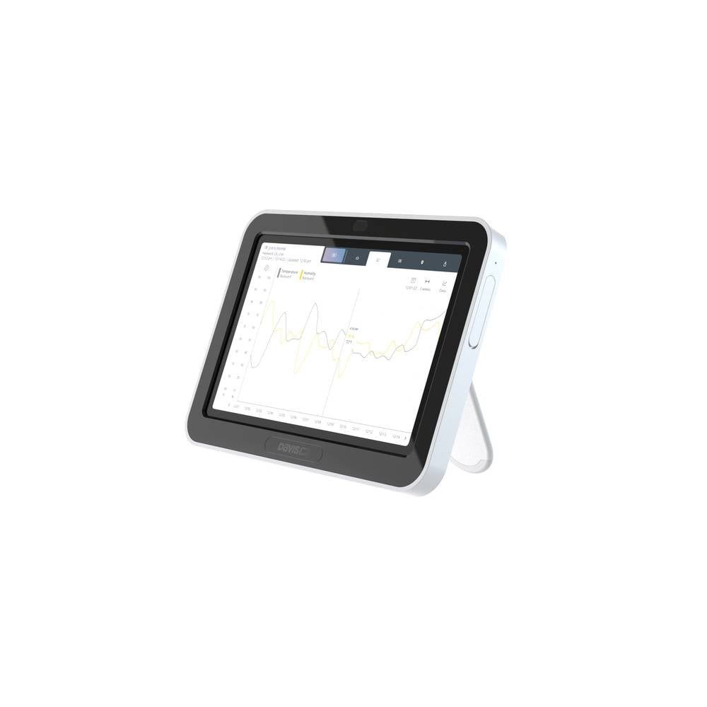 Davis Instruments Weatherlink Touch Konsole 6313EU Wetterstation (mit Touch-Screen-Display, Notstromversorgung)