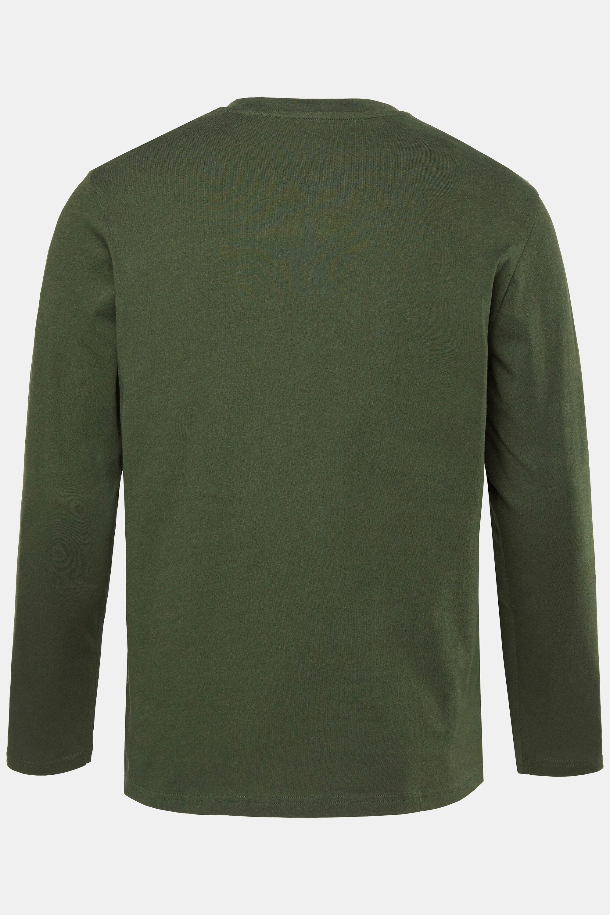 JP1880 T-Shirt Henley Basic Shirt Langarm Knopfleiste – Bild 4 von 4