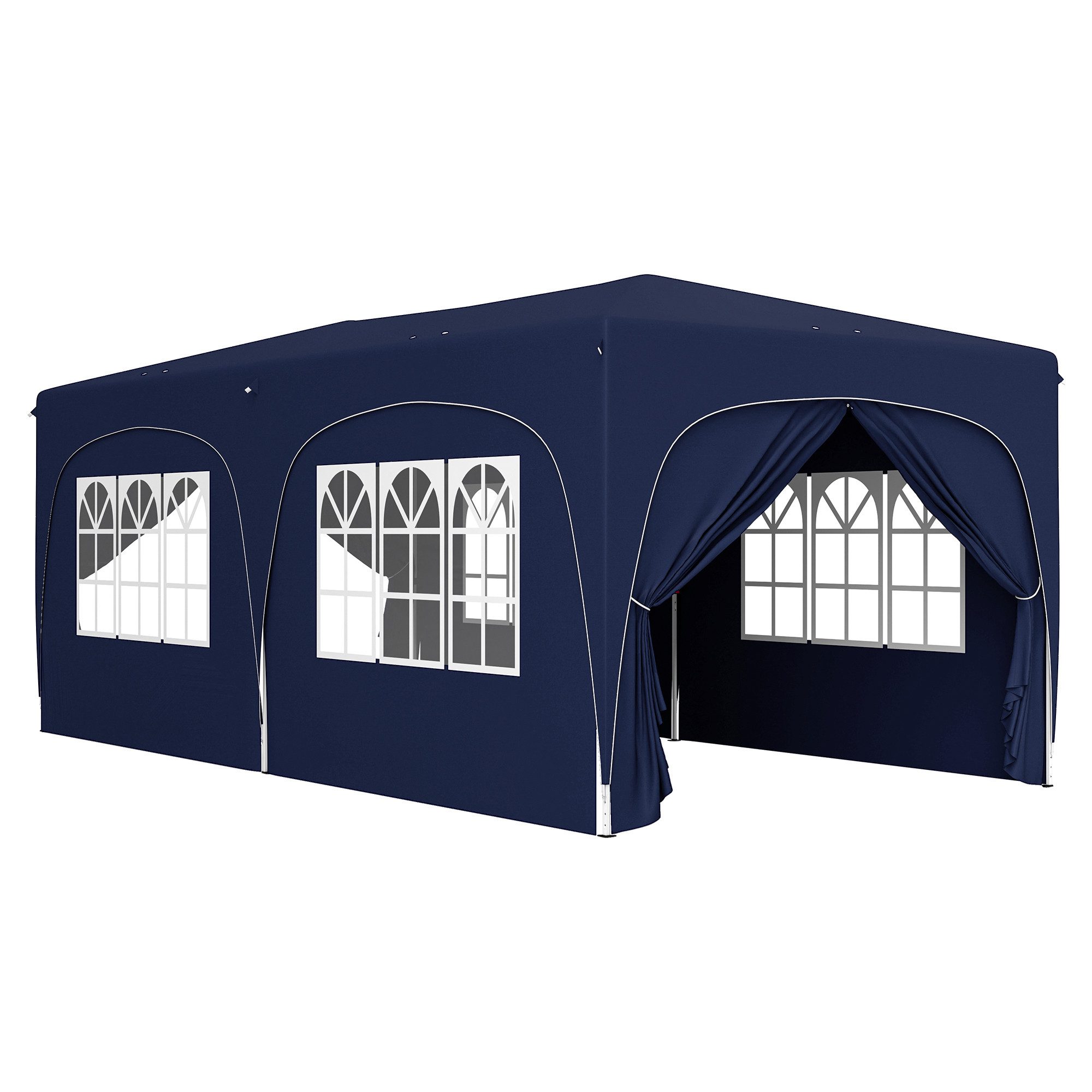 Pavillon ca. 3x6m, wasserabweisend Stabil Winterfest Pop-up Faltpavillon
