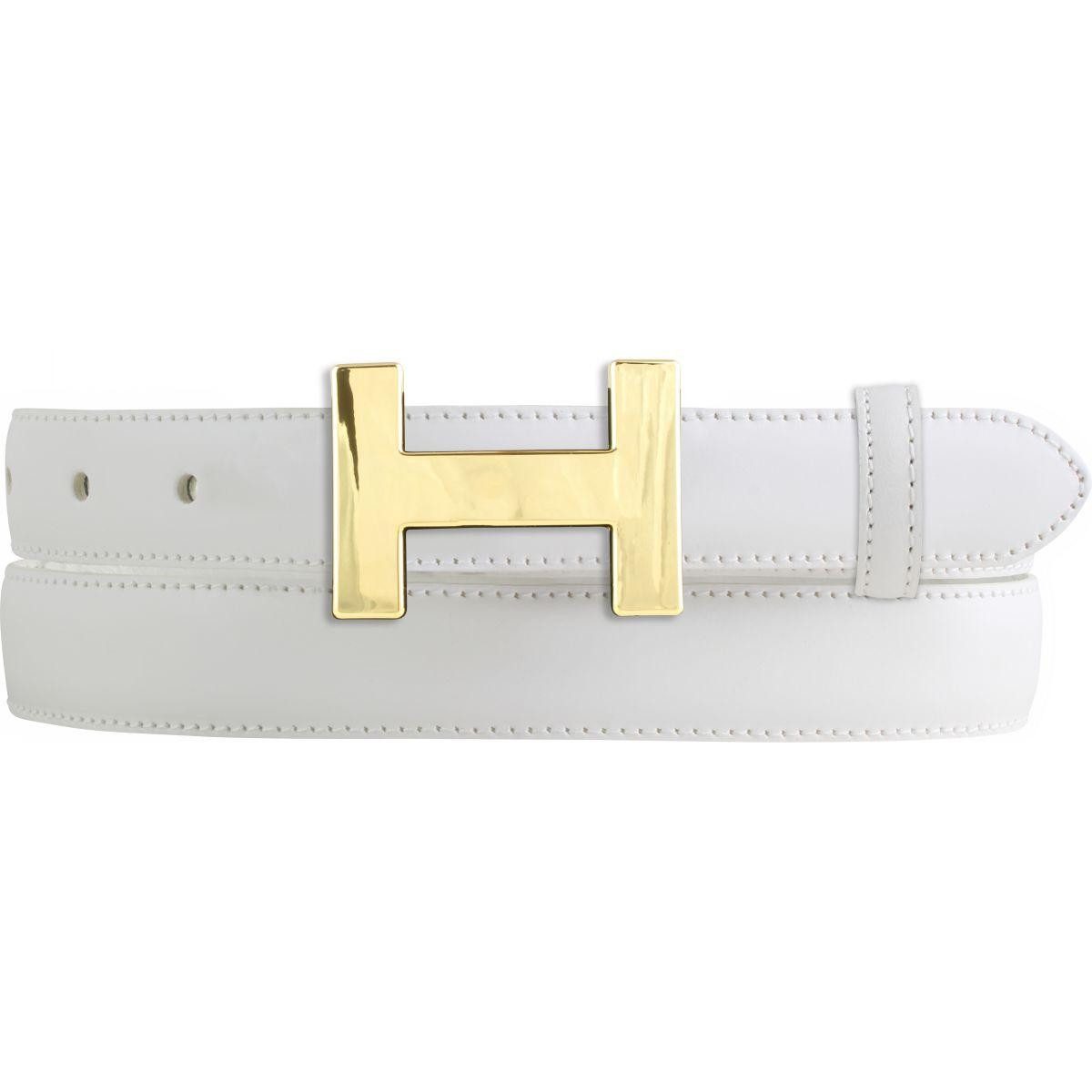 Ledergürtel Hochwertiger Damen-Gürtel Horus aus Vollrindleder 2,5 cm - Bombierter