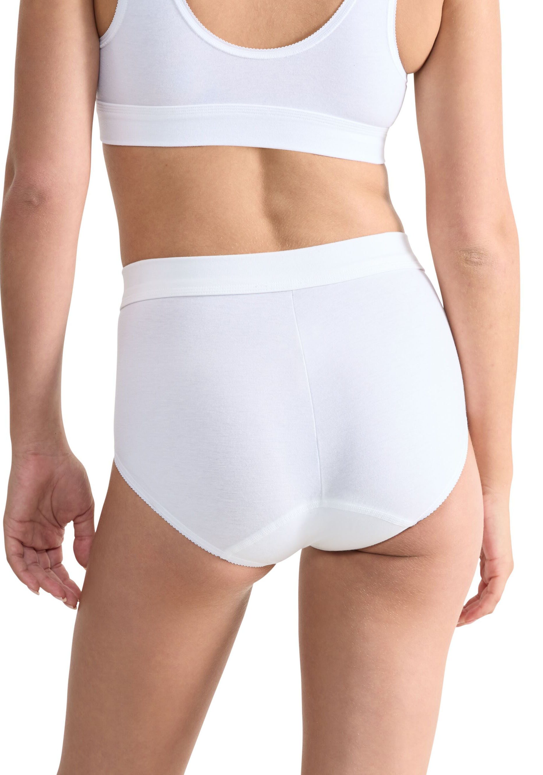 sloggi Maxislip Double Comfort T (2er Pack) extra weich, hoher Sitz, niedriger Beinausschnitt