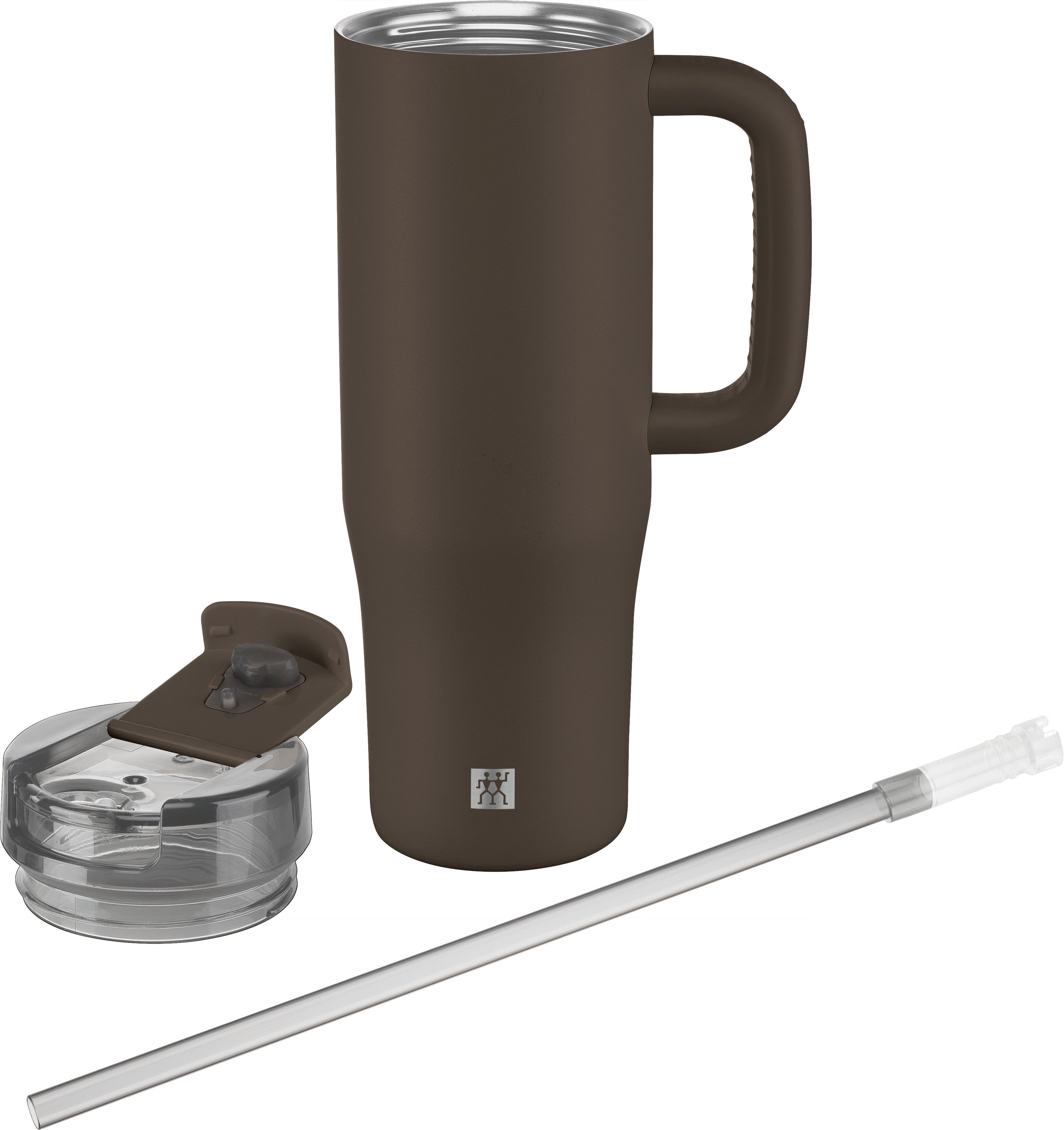 Zwilling Thermoflasche Thermo Plus, Edelstahl, Doppelwandig, Auslaufsicher