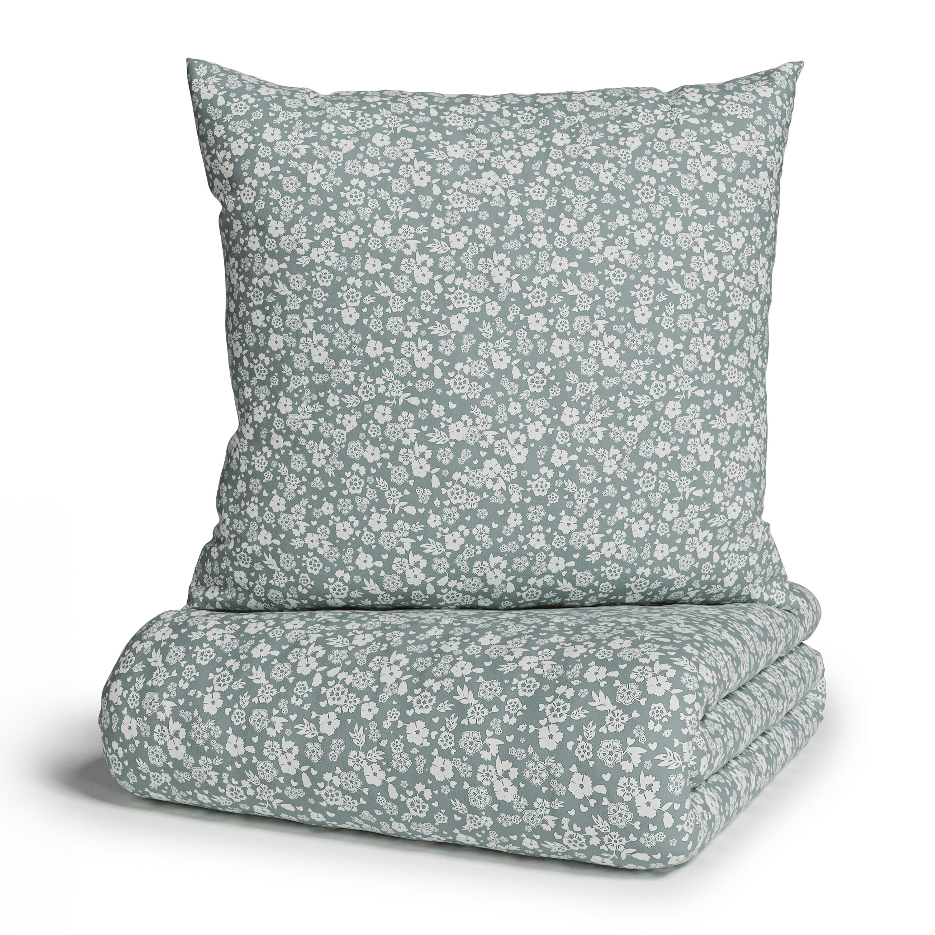 my home Bettwäsche Mariby, Renforcé, 2 teilig, mit feinem Blümchen Design, günstig online kaufen