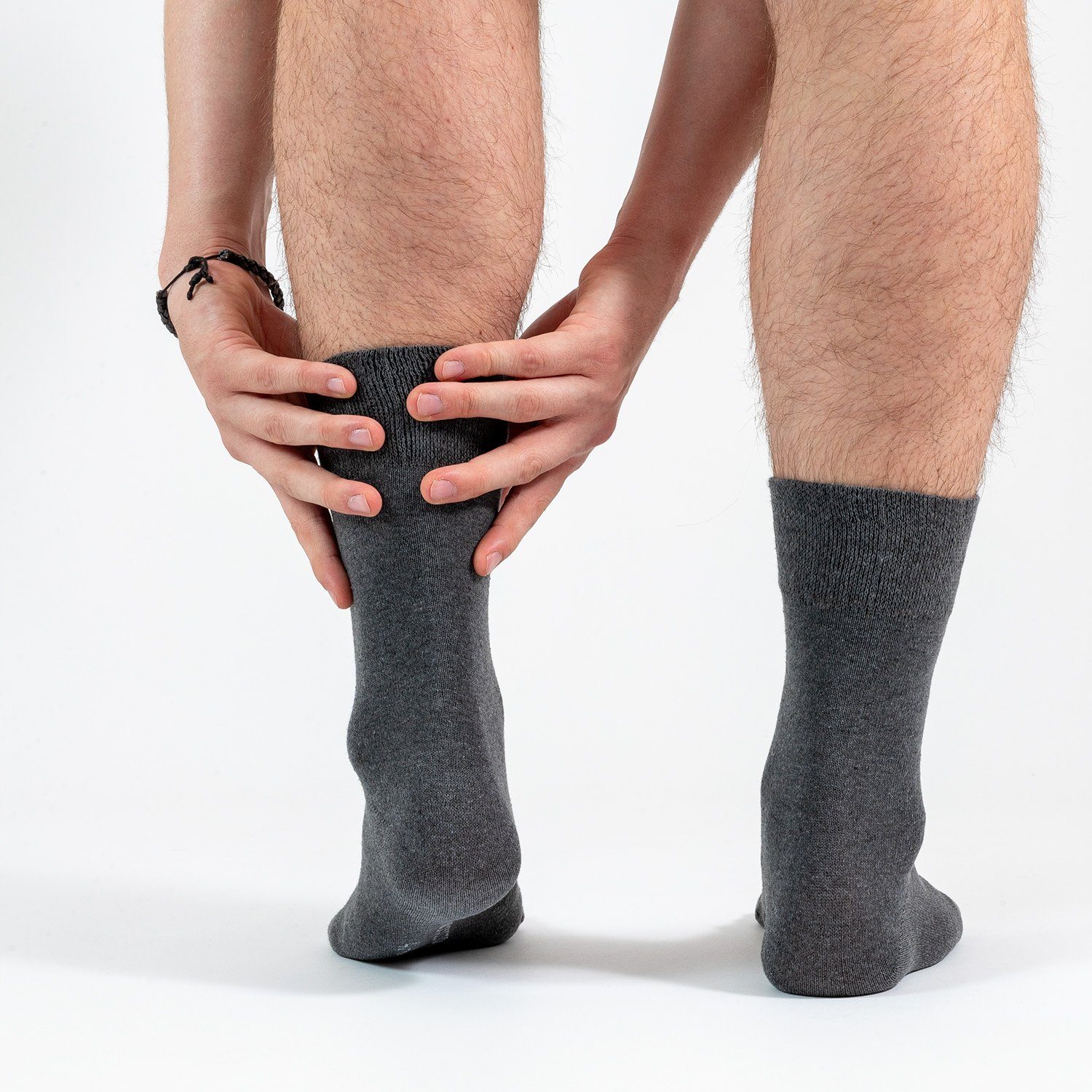 OCCULTO Basicsocken Socken Herren ohne Naht ohne Gummibund 6er Pack (Modell: Oliver) (6-Paar) – Bild 5 von 5