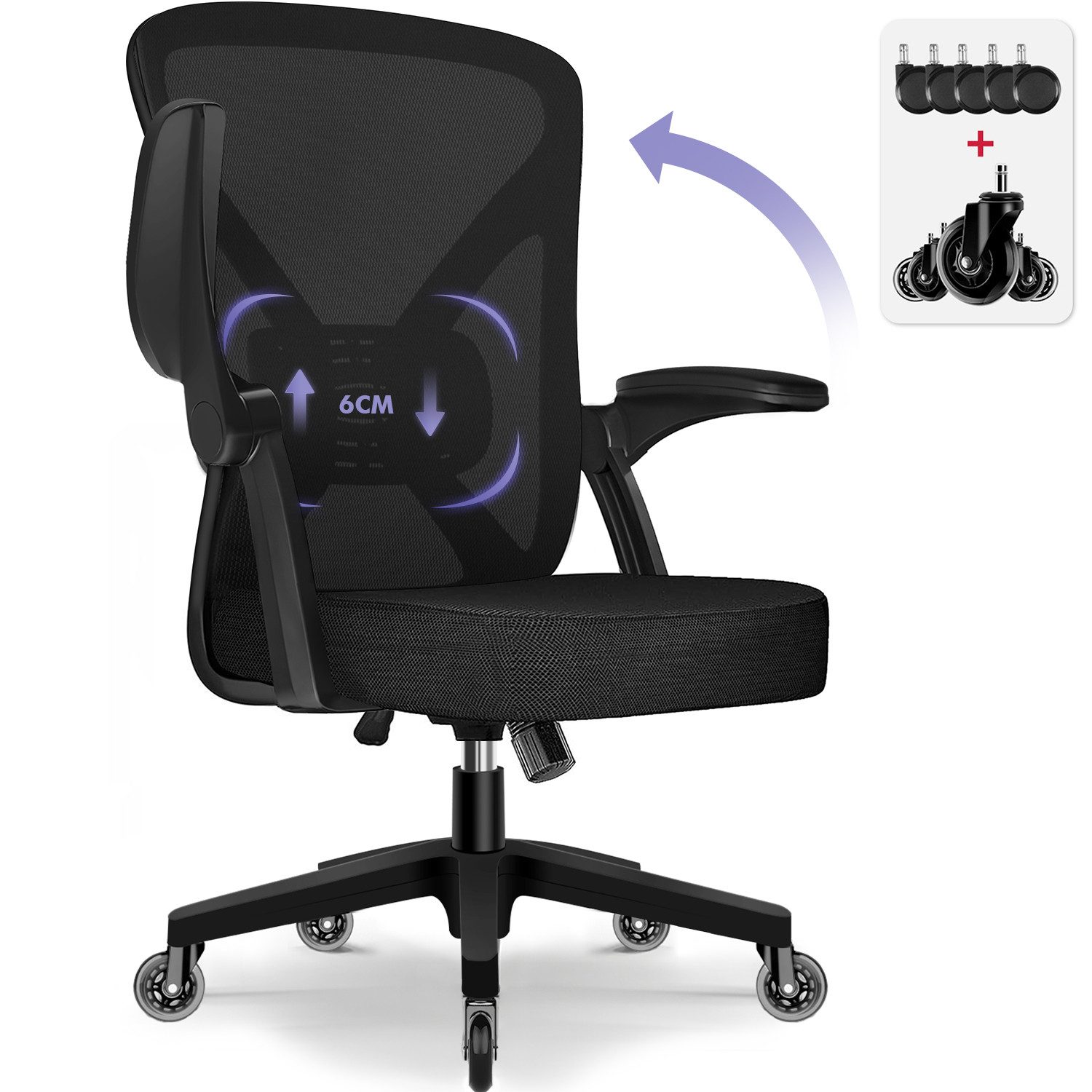 Hiazurm Bürostuhl Bürostuhl,Chefsessel aus Mesh,Ergonomischer Schreibtischs günstig online kaufen