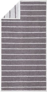 Egeria Handtuch Set LINE, Frottier (7-St), mit passender Badematte in Größe 60x100 cm im stilvollen Querstreifen