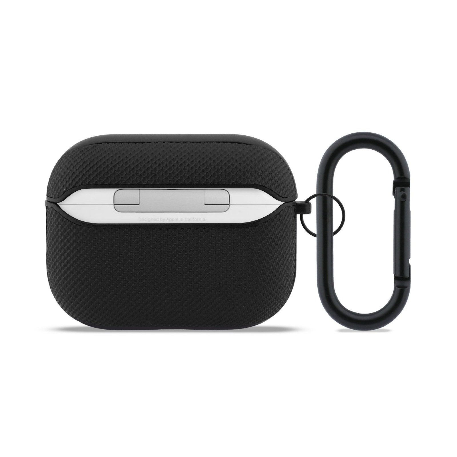 Lacoste Kopfhörer-Schutzhülle Case AirPods Pro 3 schwarz Logo Krokodil grün mit Karabiner