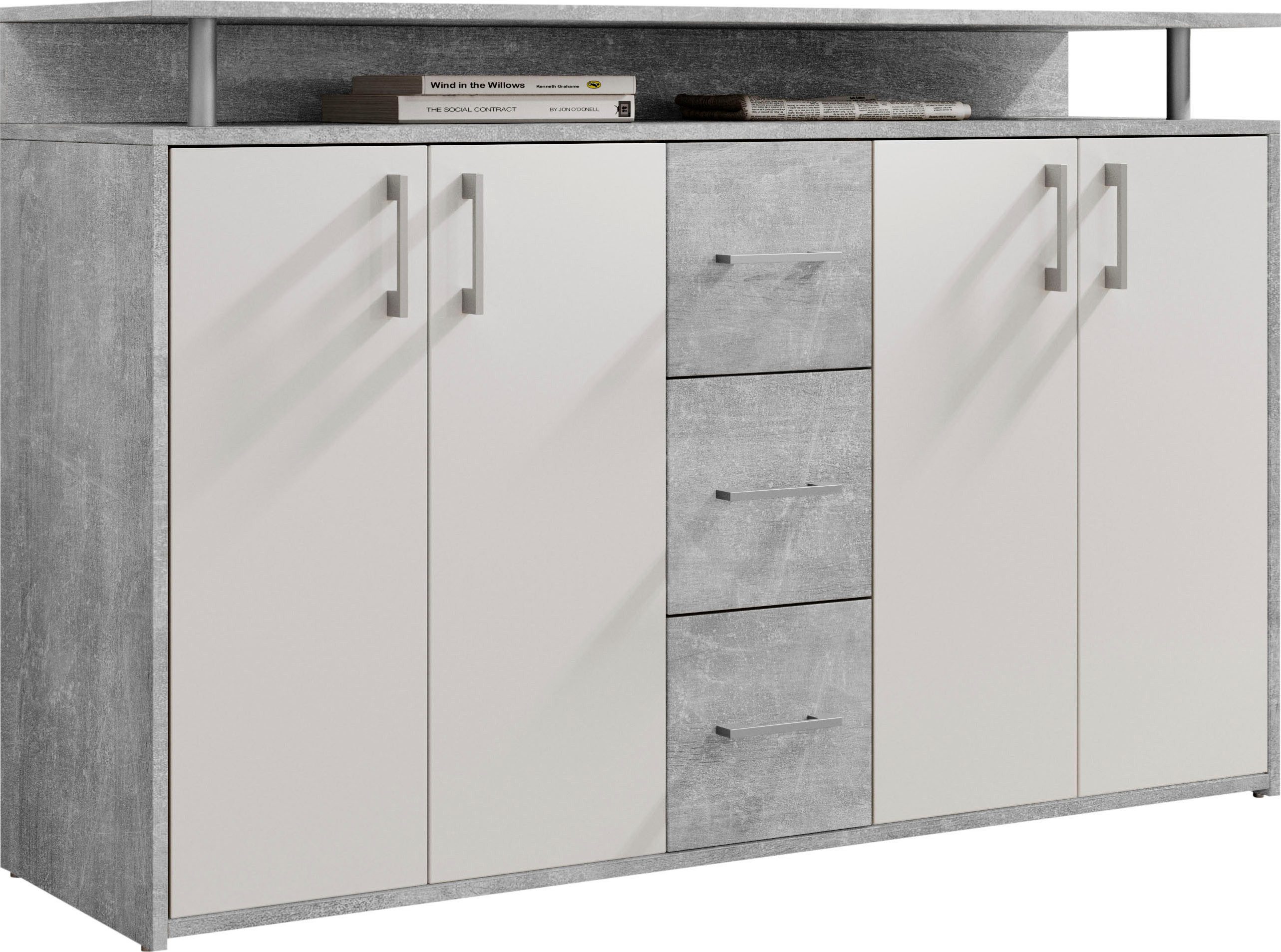 HBZ Sideboard Drivno Sideboard, B/H/T 139x90x34 cm, Breite 139cm, Kugelausz günstig online kaufen