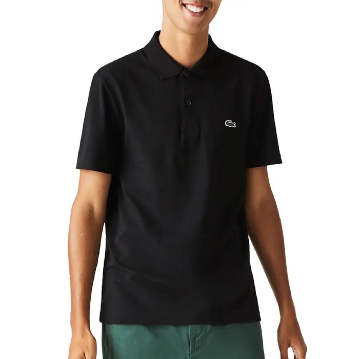 Lacoste Funktionsshirt Herren Ribbed Collar Poloshirt