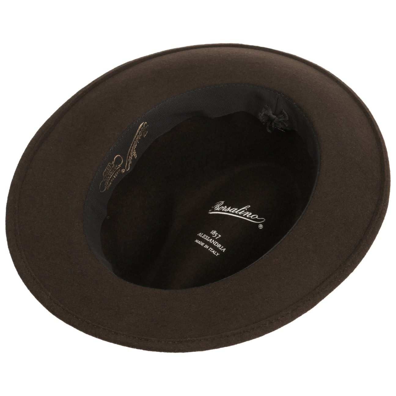 Borsalino Filzhut (1-St) Wollhut mit Ripsband, Made in Italy
