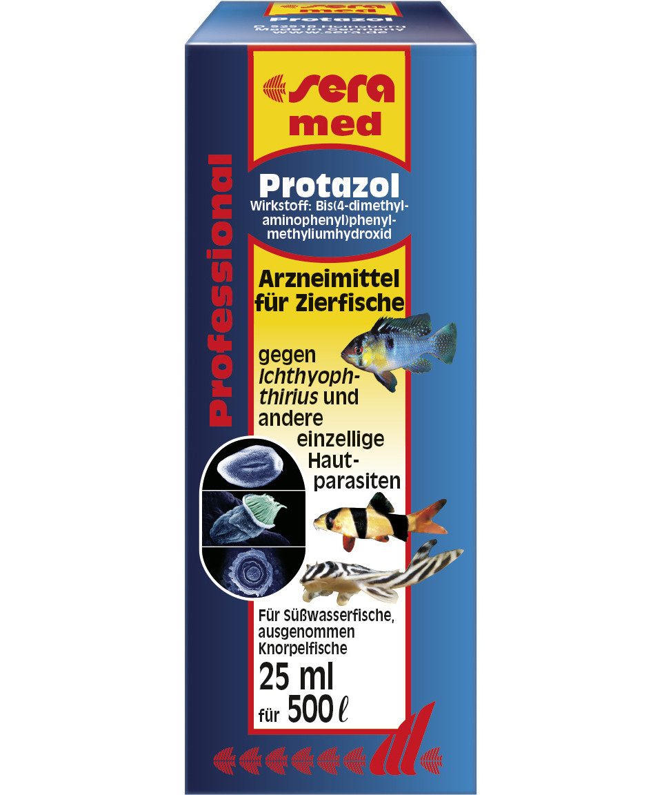 Sera Aquarium-Wassertest Sera med Arzneimittel für Süßwasserfische