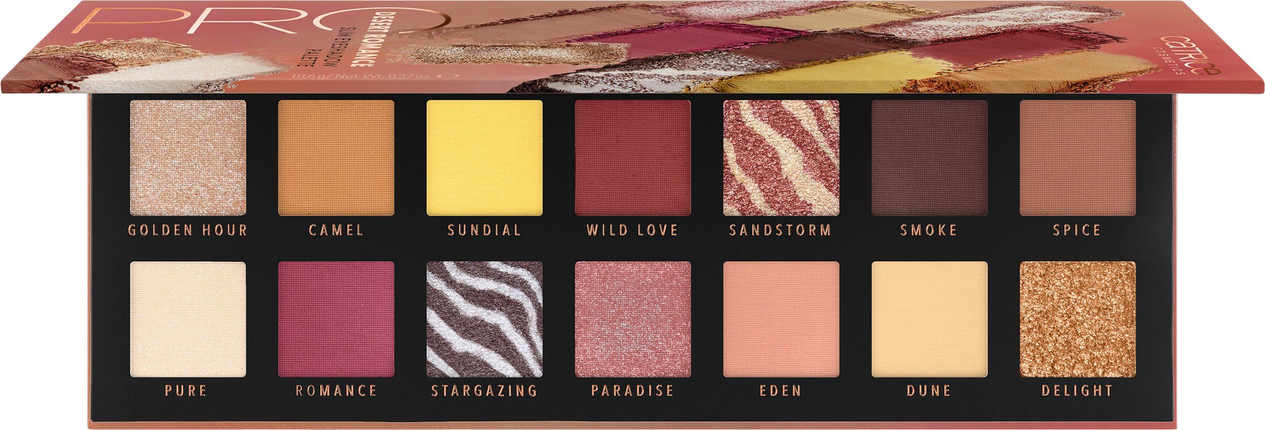 Catrice Lidschatten-Palette Catrice Pro Desert Romance Slim Eyeshadow Palette 010 | Lidschatten