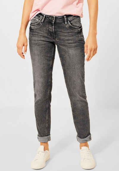 Cecil Loose-fit-Jeans »Style Scarlett« in dunkler Waschung