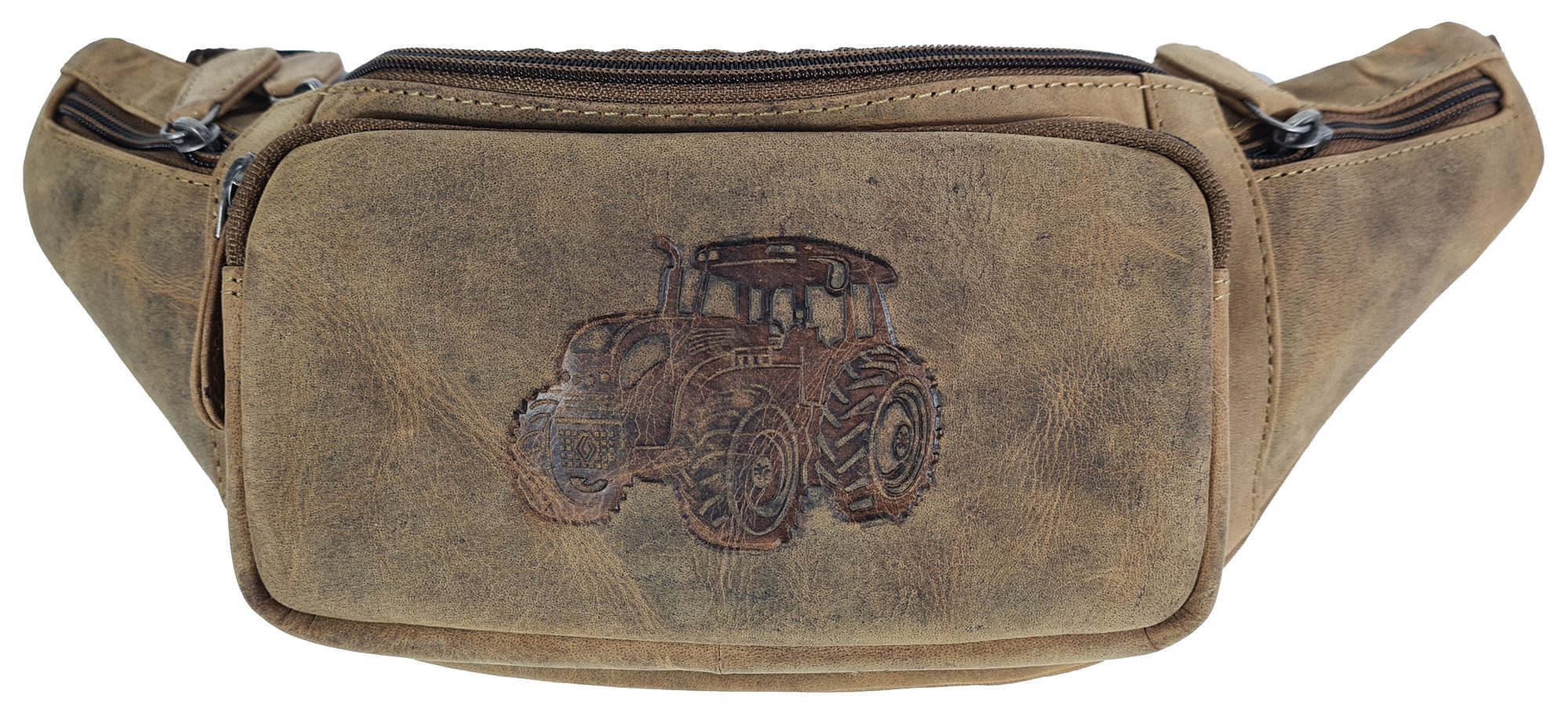 Gürteltasche Echt Leder Gürteltasche Bauchtasche Traktor