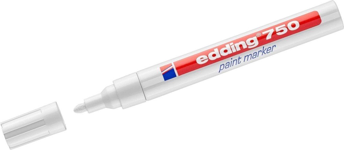 edding Permanentmarker Glanzlack-Marker edding 750 2-4mm weiß