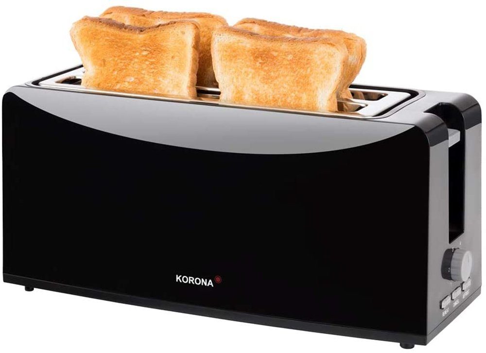 KORONA Toaster 4ScheibenLangschlitzToaster, 2 lange Schlitze, für 4
