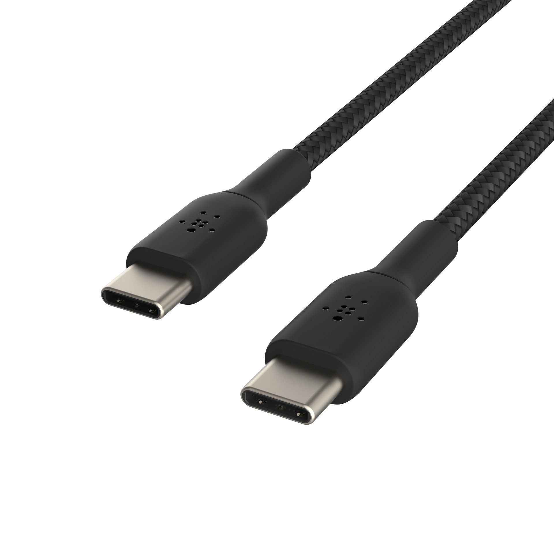 Belkin Geflochtenes BOOST CHARGE USB-Kabel, USB-C, (15 cm), USB-C / USB-C