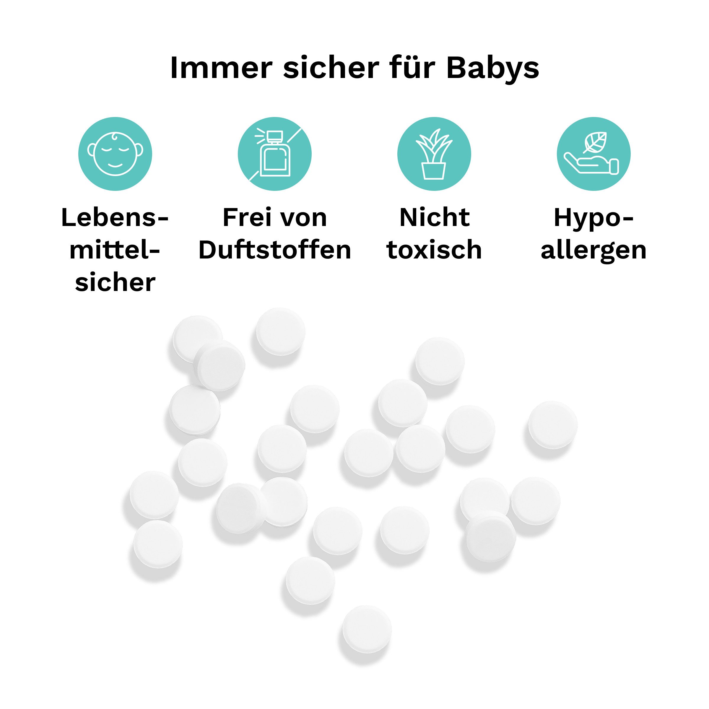 Baby Brezza Universal-Entkalkungstabletten Vorteils-Sets Entkalker (2-St. kompatibel für alle Baby Brezza Geräte)