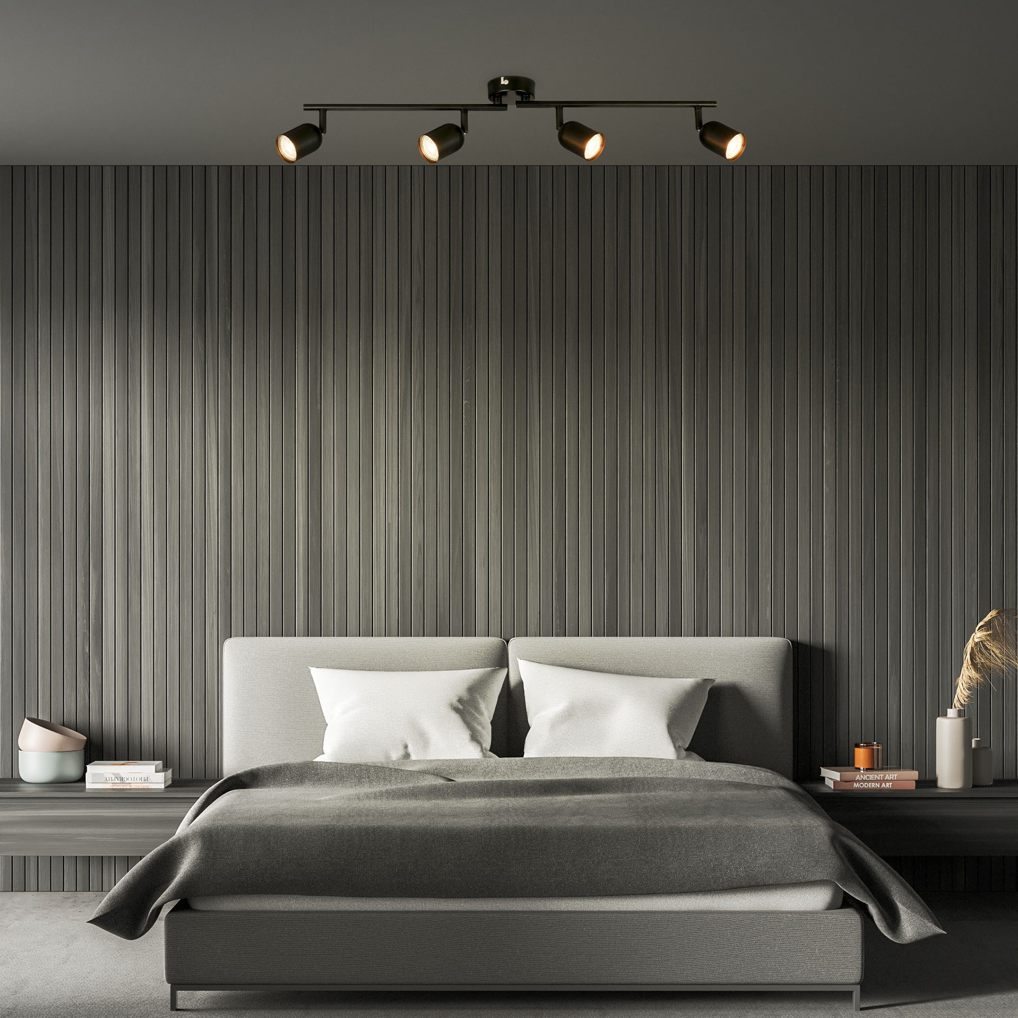 Briloner Leuchten Deckenspot Schwenkbar GU10 Fassung, GU10, 2700K - Extra-Warmweiß, verschiedene Größen IP20 Metall – Bild 5 von 5