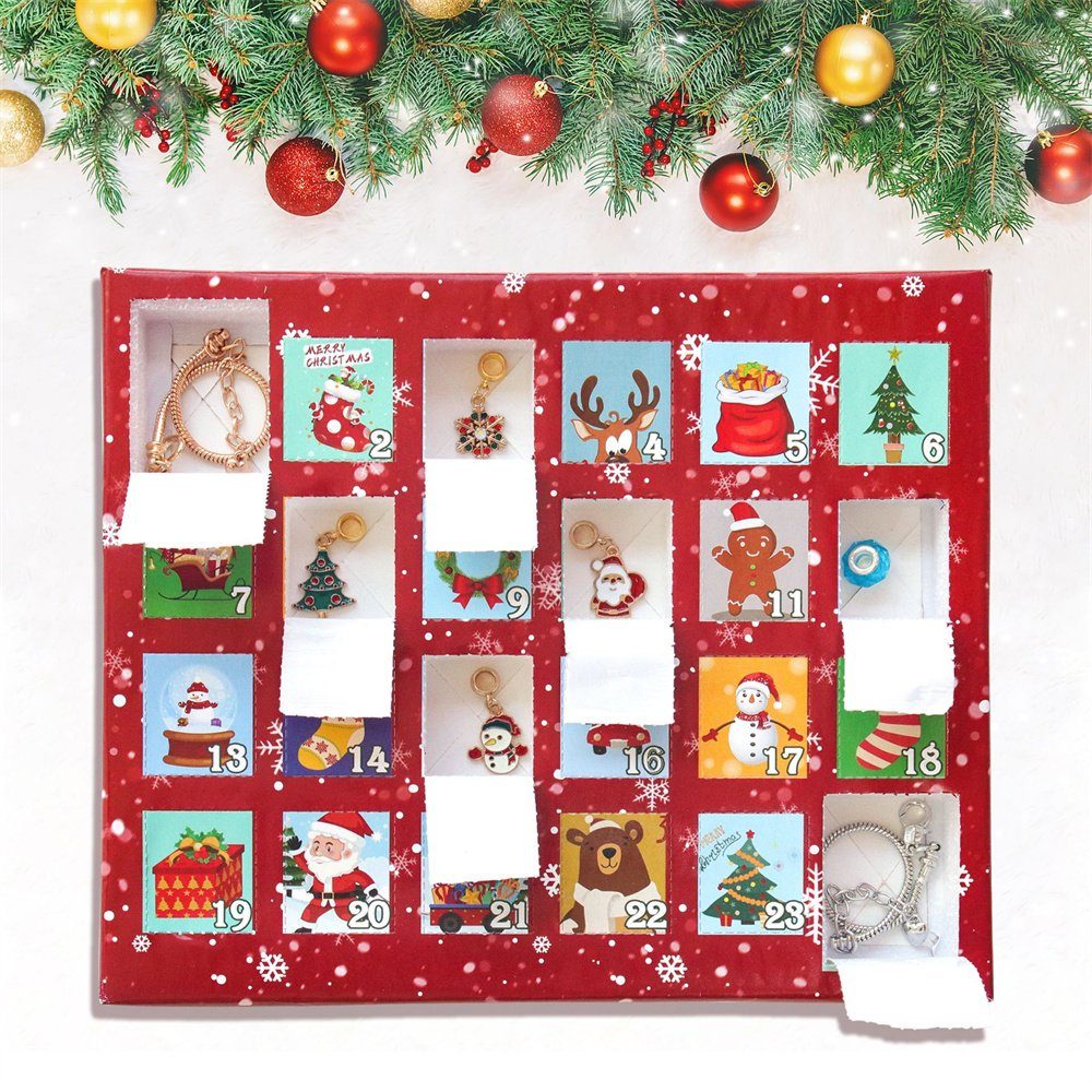 Geschenk (24-tlg), Weihnachten für Dekorative Geschenk für Kinder Adventskalender Adventskalender Weihnachten Adventskalender Kinder 2024
