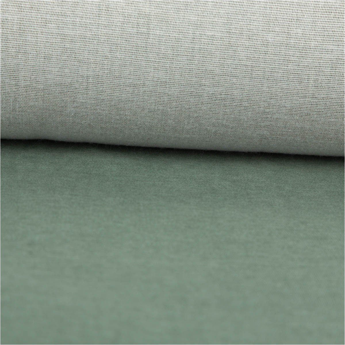 SCHÖNER LEBEN. Stoff Polsterstoff Mikrofaser Easy Clean Milo uni eukalyptus-grün 1,45m Br, pflegeleicht