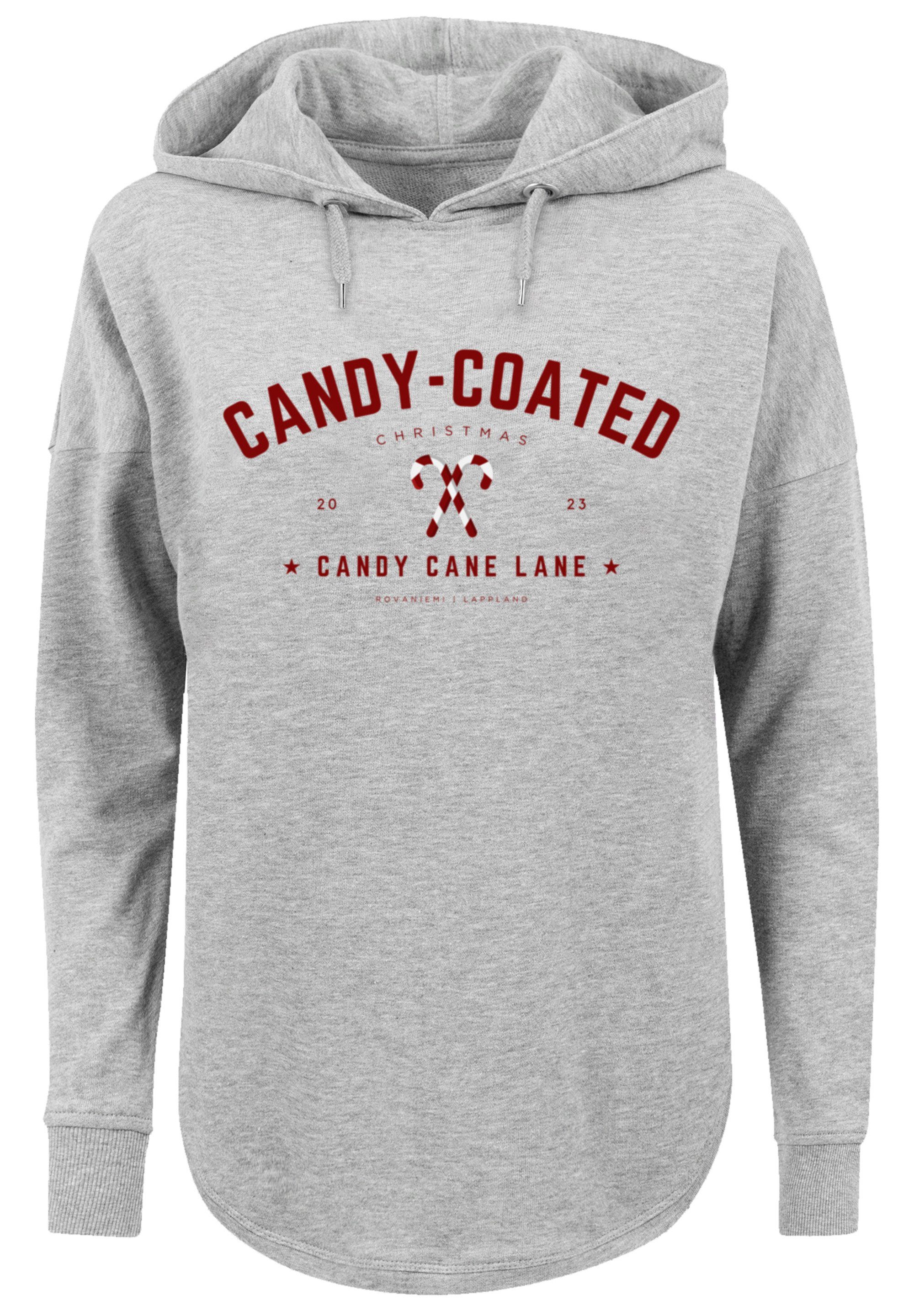 F4NT4STIC Sweatshirt Weihnachten, grey Coated Candy Christmas Weihnachten Geschenk, Logo