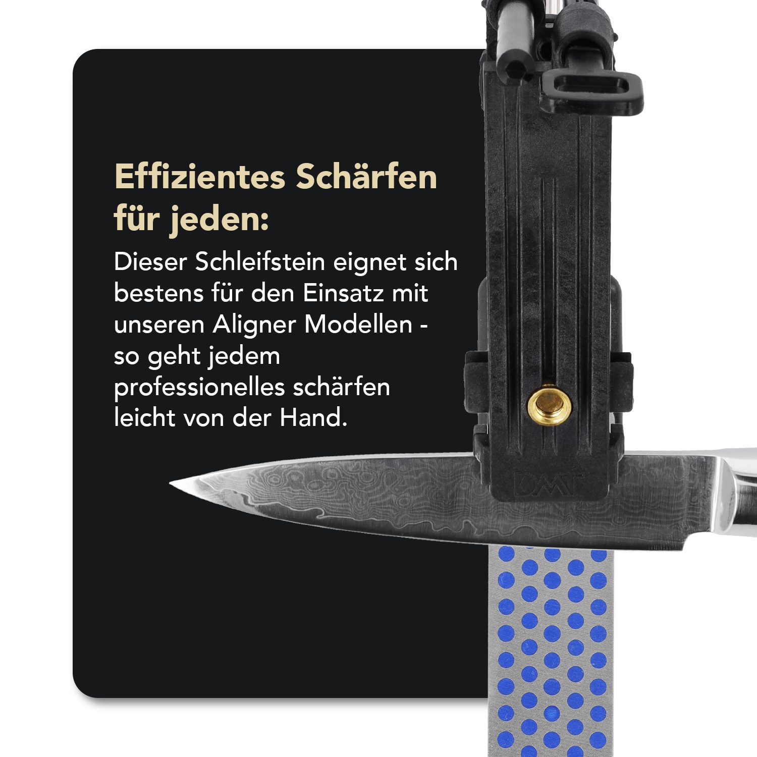 DMT Schleifstein Diamond Whetstone™ Taschenschleifstein für Aligner 4" Grob, A4C, Mini-Schleifstein, Made in USA