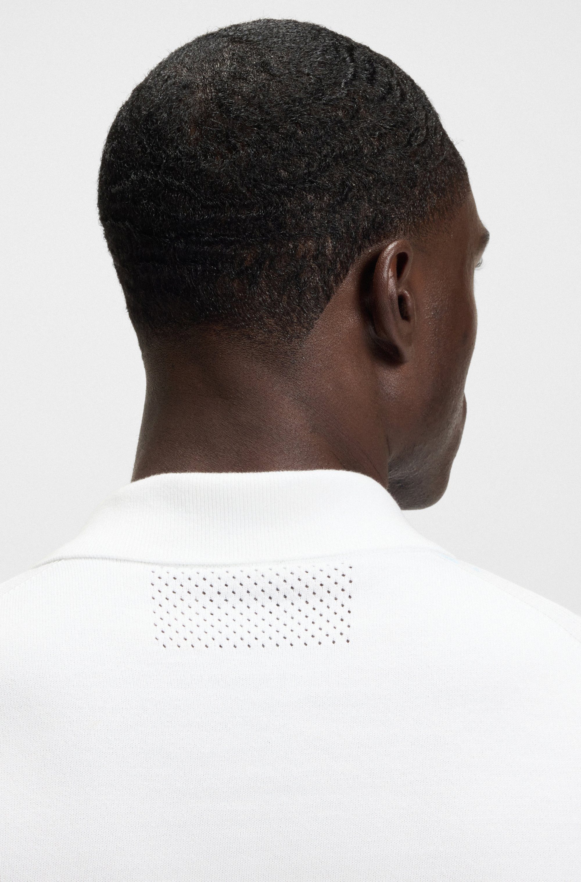 BOSS GREEN Kurzarmpullover K Ever-X PS mit Perforierungen zur Belüftung günstig online kaufen