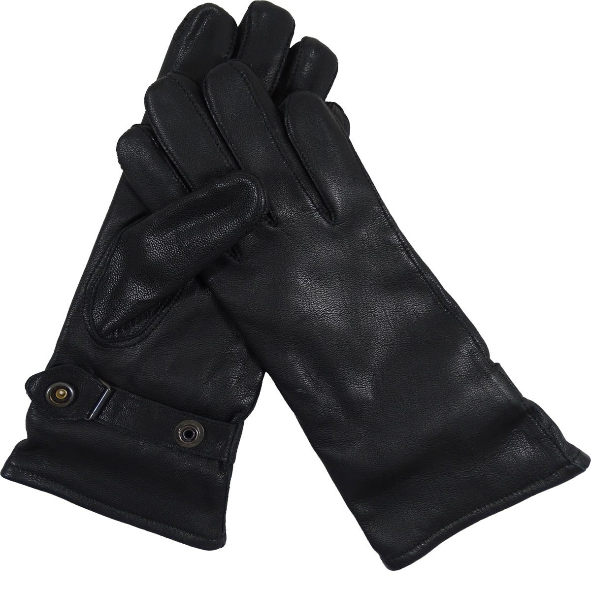 Modeka Lederhandschuhe Original Bundeswehr Lederhandschuhe Winter gefüttert Schwarz *Neu* Gefüttert