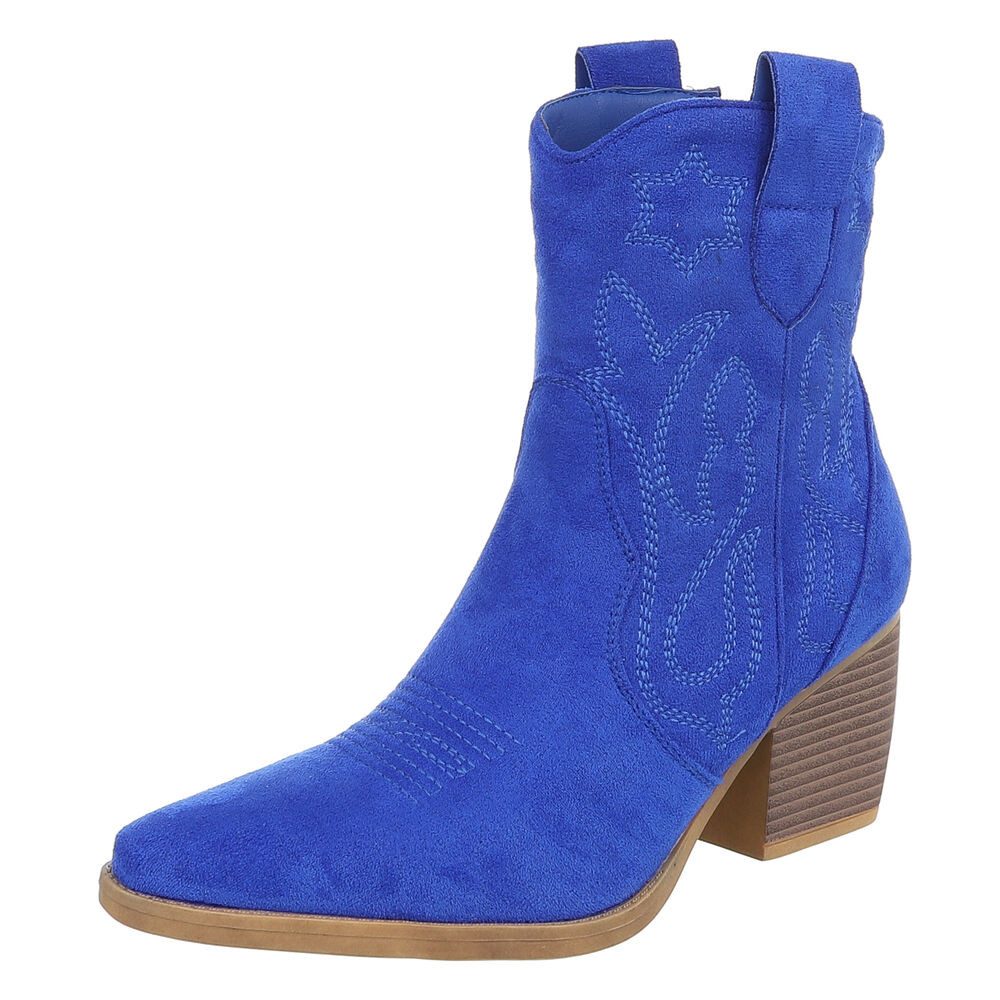 Ital-Design Stylische Westernstiefelette mit Blockabsatz für günstig online kaufen
