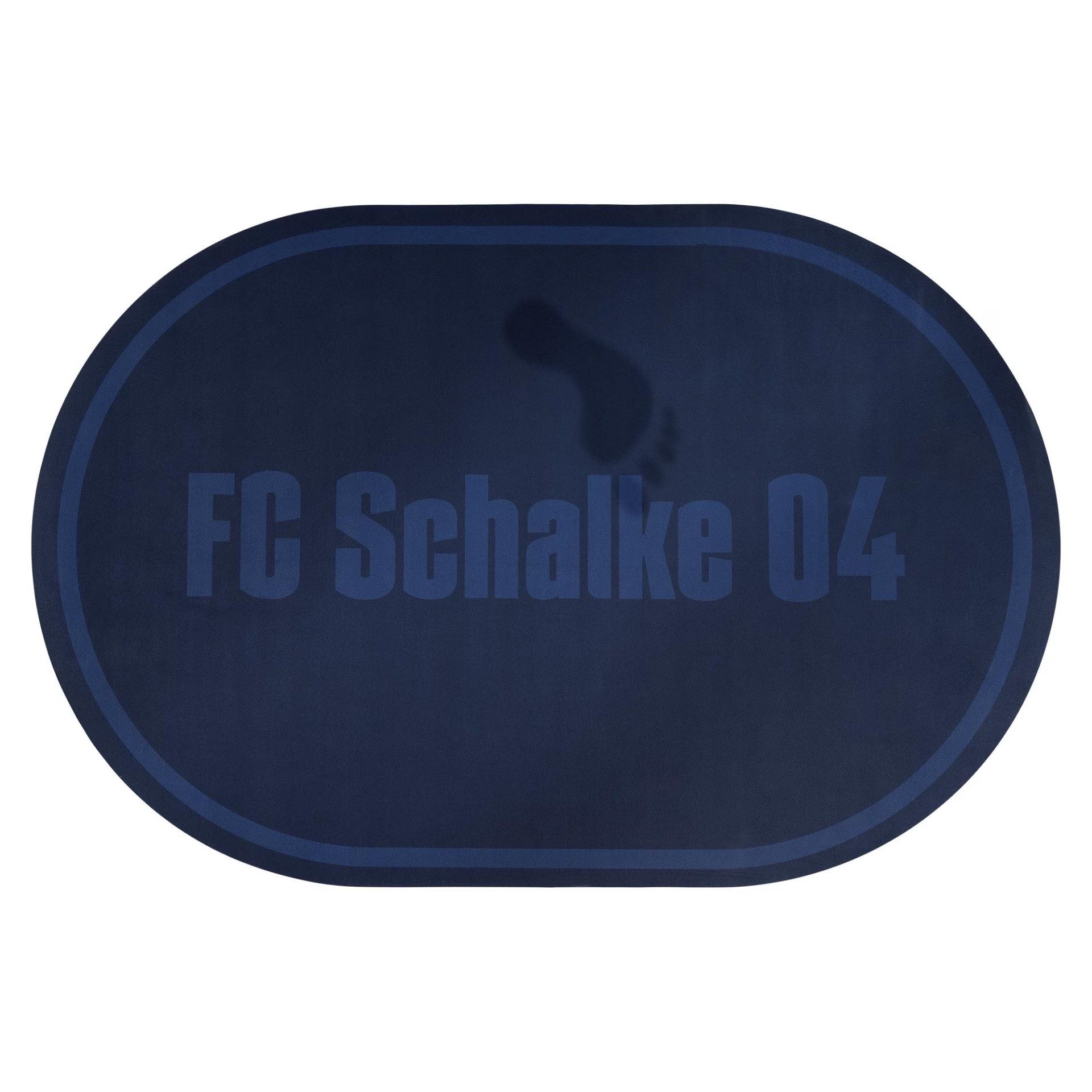 FC Schalke 04 Badematte Badematte Magic 60x90 cm, Kunstfaser, rund günstig online kaufen